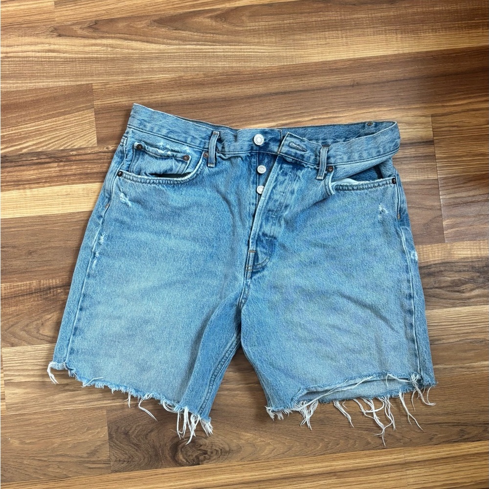AGOLDE Light Blue 90’s Jean Shorts